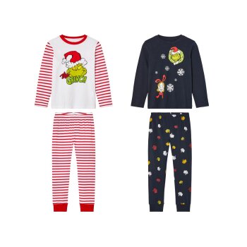 Grinch Kinder-Pyjama, aus reiner Baumwolle - B-Ware