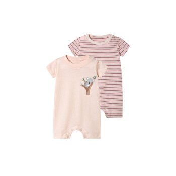 LUPILU® Baby Schlafoveralls, 2 Stück - B-Ware