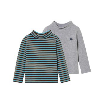 lupilu® Baby Kleinkinder Thermo-Langarmshirts, 2...
