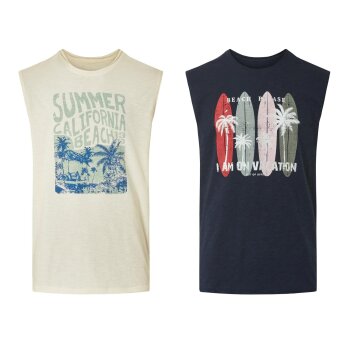 esmara Men Herren Tanktop, reine Baumwolle - B-Ware