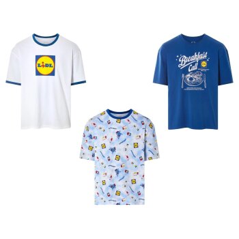 Lidl Herren-T-Shirt, aus reiner Baumwolle - B-Ware