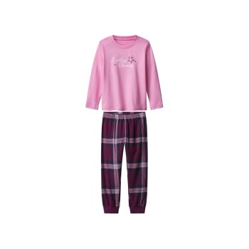 LUPILU® Kleinkinder Pyjama mit Hose aus Flanell - B-Ware