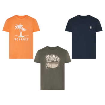 esmara Men Herren T-Shirt, körpernah geschnitten -...