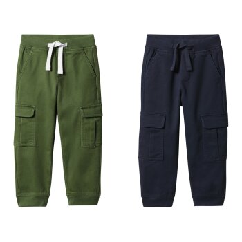 LUPILU® Kinder-Cargojogger, mit elastischem Bund -...