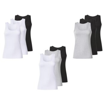 ESMARA® Damen Achselhemden, 3 Stück - B-Ware