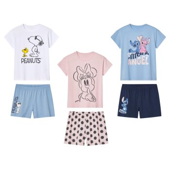 Kinder Pyjama »Disney« mit Shorts, aus reiner...