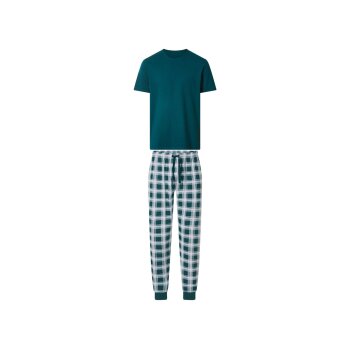 ESMARA MEN Pyjama (Karo/grün, M (48/50)) - B-Ware...