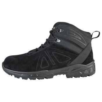 LIVERGY® Herren-Berufsschuhe O2, mit Leder, 45, High Cut, schwarz - B-Ware neuwertig