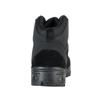 LIVERGY® Herren-Berufsschuhe O2, mit Leder, 45, High Cut, schwarz - B-Ware neuwertig