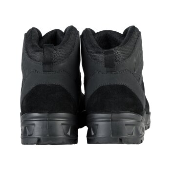 LIVERGY® Herren-Berufsschuhe O2, mit Leder, 45, High Cut, schwarz - B-Ware neuwertig