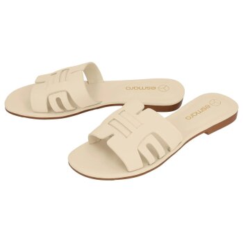 ESMARA® Damen Pantoletten (Beige, 41) - B-Ware sehr gut