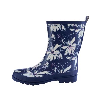 PARKSIDE® Damen-Regenstiefel, mit textiler Innenausstattung, 40, navy - B-Ware sehr gut