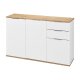 LIVARNO Sideboard, Perlweiß/Artisan-Eiche-Nachbildung - B-Ware sehr gut