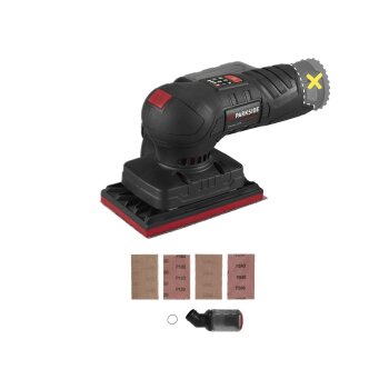 PARKSIDE PERFORMANCE® 12 V Akku-Schleifgeräte, ohne Akku und Ladegerät, Akku-Schwingschleifer PASSP 12-Li A2 - B-Ware neuwertig