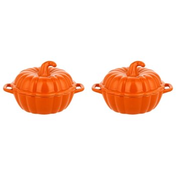 SILVERCREST® Auflaufformen-Set, in Kürbisform -...