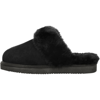 ESMARA® Damen Premium Lammfellhausschuhe (Schwarz, 37) - B-Ware neuwertig