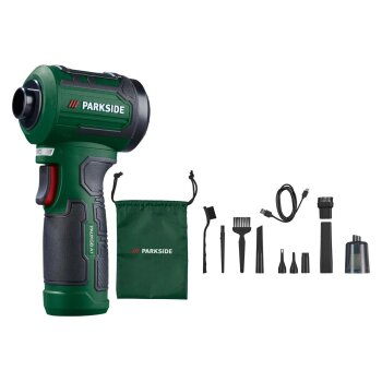 PARKSIDE® 12V Akku-Universal-Kleingebläse »PAUKGB A1«, mit Saugfunktion, mit integriertem Akku und USB-C Ladeanschluss - B-Ware neuwertig