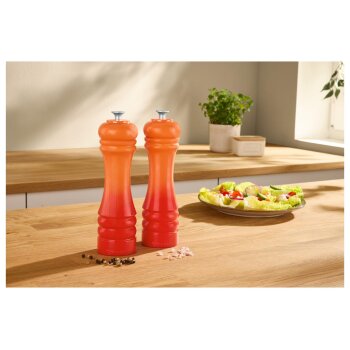 SILVERCREST® Salz- und Pfeffermühlen-Set (Orange) - B-Ware neuwertig
