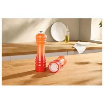 SILVERCREST® Salz- und Pfeffermühlen-Set (Orange) - B-Ware neuwertig