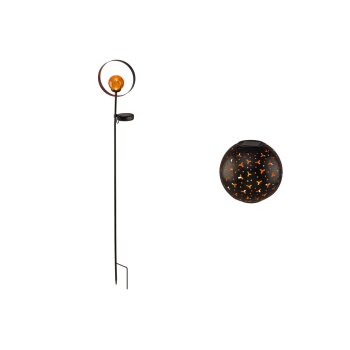 LIVARNO® LED-Solar-Gartenstecker / LED-Solar-Kugel -...