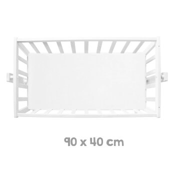 roba Little Stars Komplettwiegenset, 40 x 90 cm, weiß - B-Ware