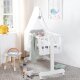 roba Little Stars Komplettwiegenset, 40 x 90 cm, weiß - B-Ware