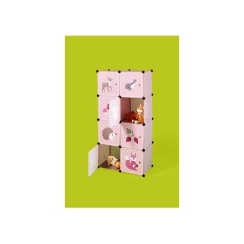 LUPILU® Kinder-Steckregal, 74 x 36 x 144 cm (Reh) - B-Ware sehr gut
