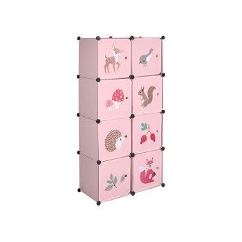 LUPILU® Kinder-Steckregal, 74 x 36 x 144 cm (Reh) - B-Ware sehr gut