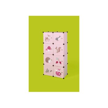 LUPILU® Kinder-Steckregal, 74 x 36 x 144 cm (Reh) - B-Ware sehr gut