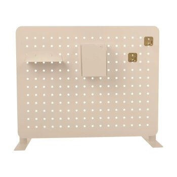 CRELANDO® Peg Board (Stecktafel mit 6 Komponenten, Elfenbein) - B-Ware sehr gut
