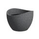 Scheurich Pflanzgefäß Wave Globe (Schwarz Granit, Ø 40 cm, Höhe 30 cm) - B-Ware sehr gut