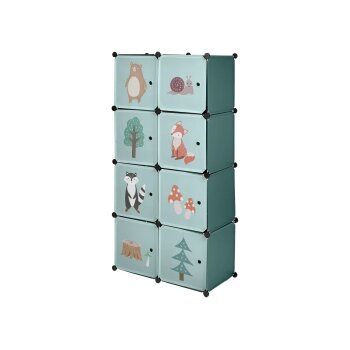 LUPILU® Kinder-Steckregal, 74 x 36 x 144 cm - B-Ware
