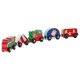 Weihnachts-Holzeisenbahn, 5-teilig - B-Ware
