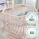 roba Laufgitter Cosiplay, 6-eckig, aus Bio-Buche, inkl. Schutzeinlage roba Style - B-Ware Transportschaden M (Möbel)
