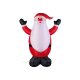 LIVARNO home selbstaufblasende LED-Weihnachtsfigur, Weihnachtsmann - B-Ware sehr gut
