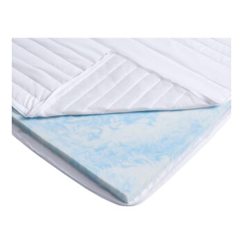 LIVARNO® Gelschaum-Matratzenauflage, 90 x 190 cm - B-Ware neuwertig