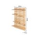 LIVARNO® Variables Wandregal, natur - B-Ware neuwertig