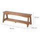 roba Kindersitzgruppe Little Stars, mit Sitzauflage und Schirm, teak - B-Ware gut