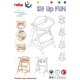 roba Treppenhochstuhl Sit Up FUN, natur - B-Ware gut