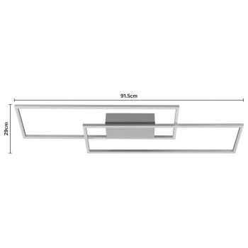LIVARNO® LED-Deckenleuchte, Rechteck lang - B-Ware neuwertig