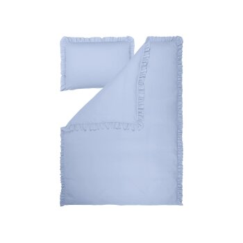 LIVARNO® Mikrofaser-Satin-Bettwäsche, 140 x 200 cm, 70 x 90 cm, Fliederviolett - B-Ware neuwertig