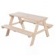 roba® Kinder-Sitzgruppe »Picknick für 4« Outdoor+, natur - B-Ware neuwertig
