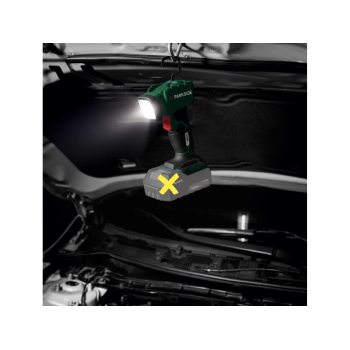 PARKSIDE® Akku-LED-Handlampe, ohne Akku und Ladegerät, 20 V - PLHLA 20 Li A1 - B-Ware neuwertig