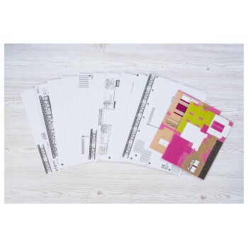 CRELANDO® Puppenhaus-Bastelset - B-Ware neuwertig