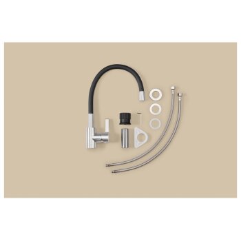 LIVARNO® Küchenarmatur (Schwarz) - B-Ware Transportschaden Kosmetisch