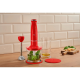 SILVERCREST® Stabmixer-Set »Retro 1973 - SSMSR 600 A1« 4-tlg. (rot 1973) - B-Ware neuwertig