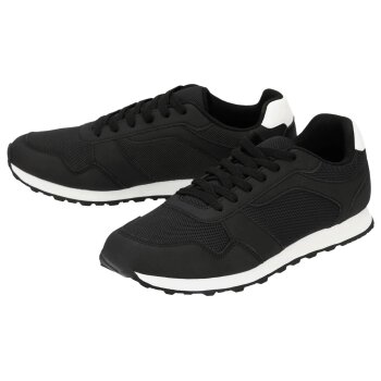 ESMARA MEN Herren Sneaker (Schwarz, 44) - B-Ware sehr gut