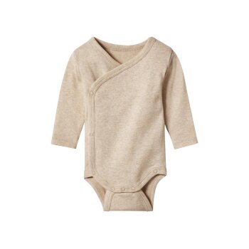 LUPILU® Baby-Wickelbodys, 3 Stück (weiß/beige/dunkelbeige, 62/68) - B-Ware neuwertig