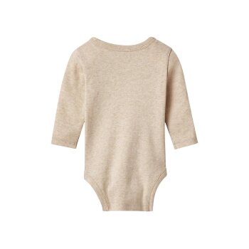 LUPILU® Baby-Wickelbodys, 3 Stück (weiß/beige/dunkelbeige, 62/68) - B-Ware neuwertig
