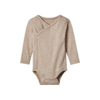 LUPILU® Baby-Wickelbodys, 3 Stück (weiß/beige/dunkelbeige, 62/68) - B-Ware neuwertig